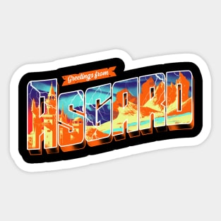 Asgard Mountain Sticker